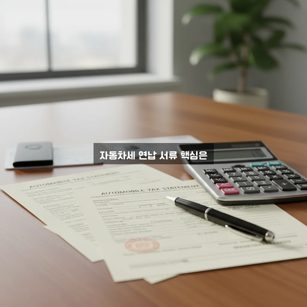 자동차세 연납 신청에 꼭 필요한 서류 완벽 정리 가이드 관련 이미지 3