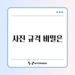 여권 재발급 온라인 신청 사진 규격 완벽 정리 방법