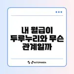 두루누리 월평균보수 계산 방법 완벽 정리