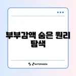 기초연금 부부감액 계산 방법 완벽 가이드 알아보기