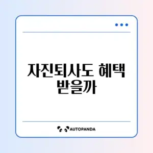 실업급여 자진퇴사 수급 조건 완벽 가이드 알아보기
