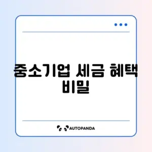 중소기업 취업자 소득세 감면 조건 완벽 정리 알아보기